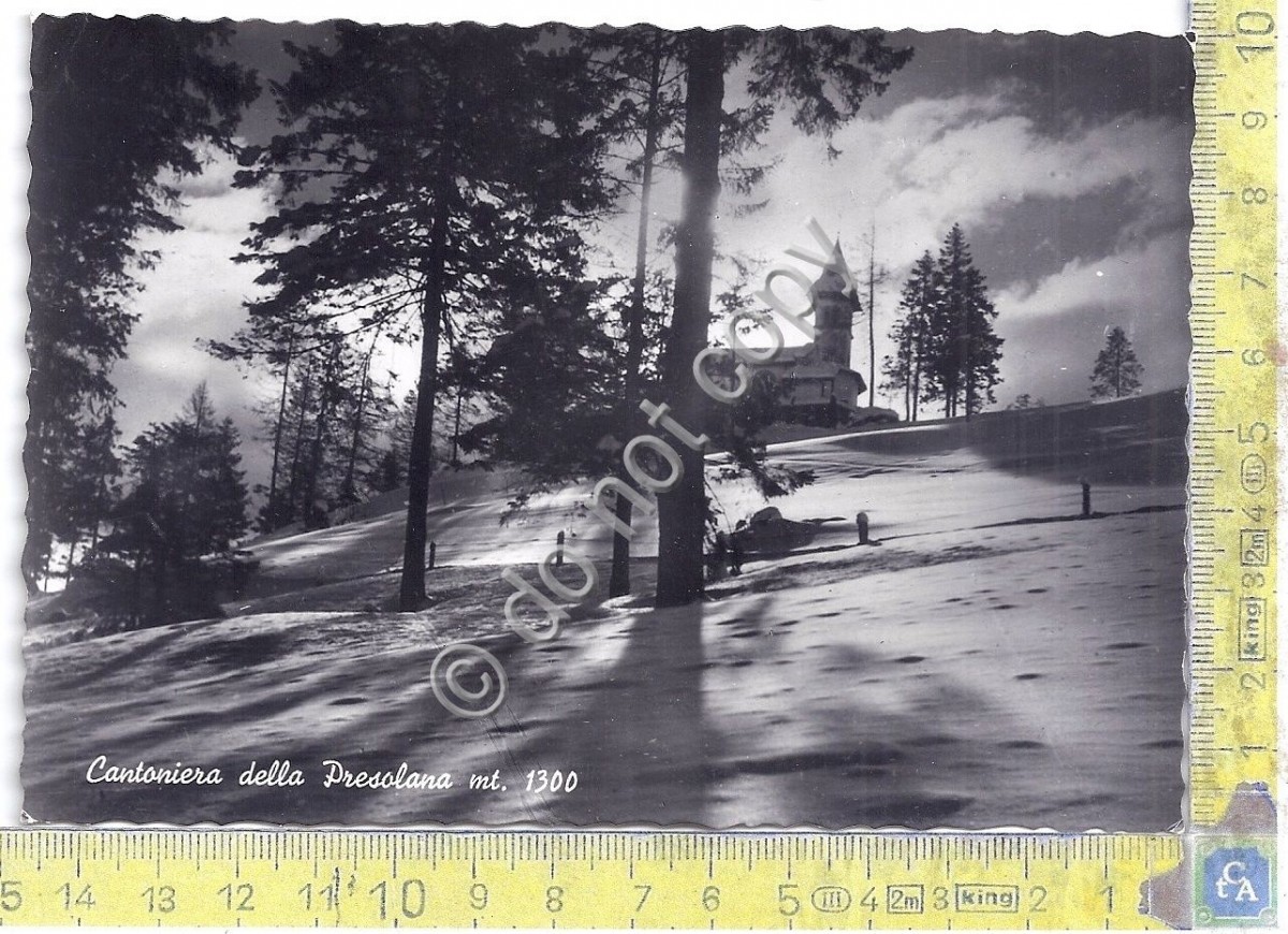 Cartolina - Postcard - Cantoniera della Presolana - anni '50
