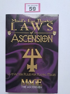 LAWS OF ASCENSION MINDS EYE THEATER MAGIER LIVE ACTION REGELN FÜR MAGIER NEUWERTIG UNGELESEN