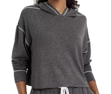 New Women's Colsie Fleece Lounge Sweatshirt Gray Size XL Cozy Casual Top NWT