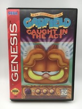 Sega Genesis 1995 - Garfield: Caught in the Act w/ Box & Manual (Works)