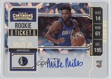 2023 Contenders Rookie Variation Cracked Ice Ticket 8/25 Mike Miles Jr Auto 1a07