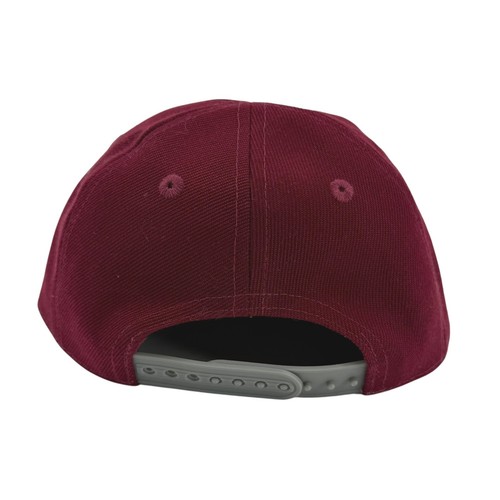 Cappello snapback BinkyBro Skate Co bambino grigio bordeaux tesa piatta berretto regolabile - Foto 3 di 5