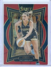 2025 Panini Select WNBA JACY SHELDON #73 Concourse RED PRIZM /149 MYSTICS
