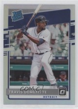 2020 Panini Donruss Optic Rated Rookies Holo Prizm Travis Demeritte #65 0l9t