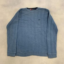 Chaps Knitted Jumper Chunky Knit Sweater Men's L