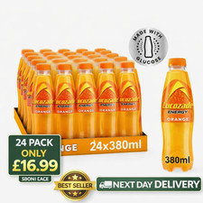 ( 24×380ML ) Lucozade Energy Orange Flavoured 380Ml Sparkling Drink - NEXT DAY