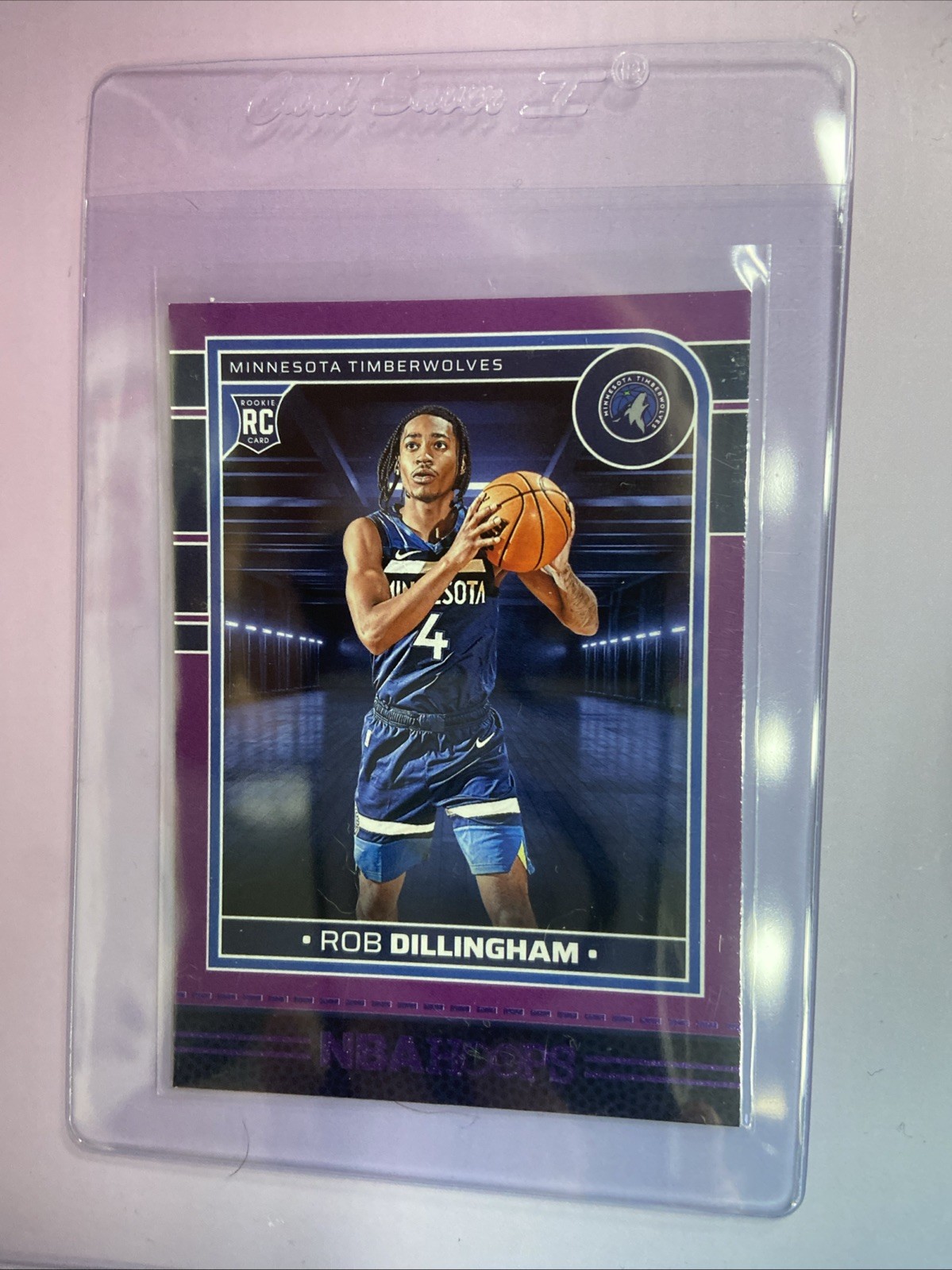 2024-25 Panini Nba Hoops - Rookies Robert Dillingham #238 Purple (RC)