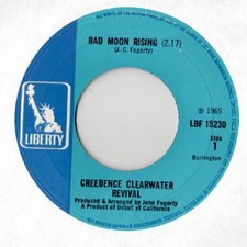 Creedence Clearwater - Bad Moon Rising - Used Vinyl Record 7 - 09 - C7294z