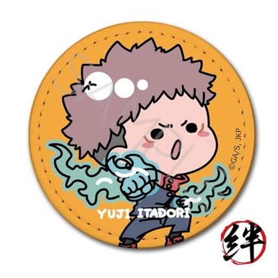 Magical Battle 2nd term [Yuhito Tiger] Leather badge [round] mocho na