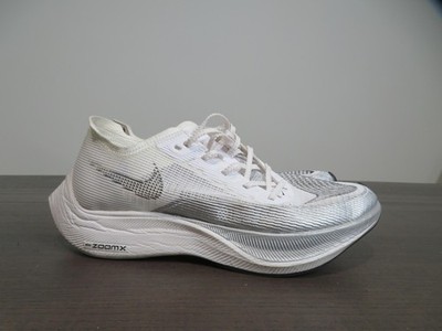 Nike ZoomX Vaporfly NEXT% 2 Shoes Mens 7.5 White Running Sneakers CU4111-100