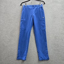 FIGS Women Scrub Pants XXS/P Blue Yola Skinny 27" Inseam Logo