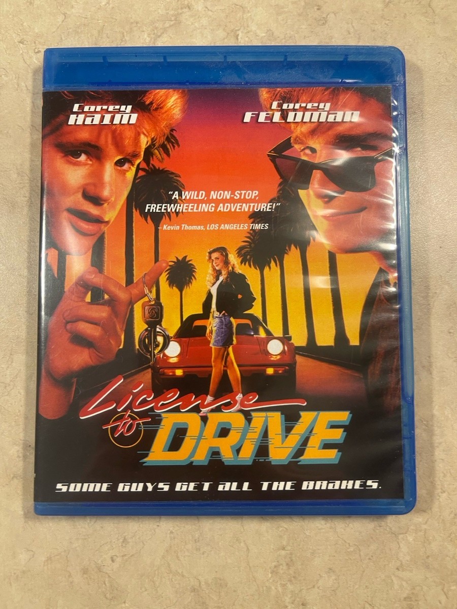 License To Drive Blu-ray 1988 Corey Haim Corey Feldman authentic