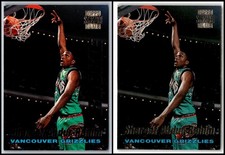 Topps Super Teams Vancouver Grizzlies (2) Card Lot - LIMITED EDITION – RARE GEM