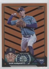 2023 Topps Update Orange & Black Foil Sam Haggerty #US230 0c2