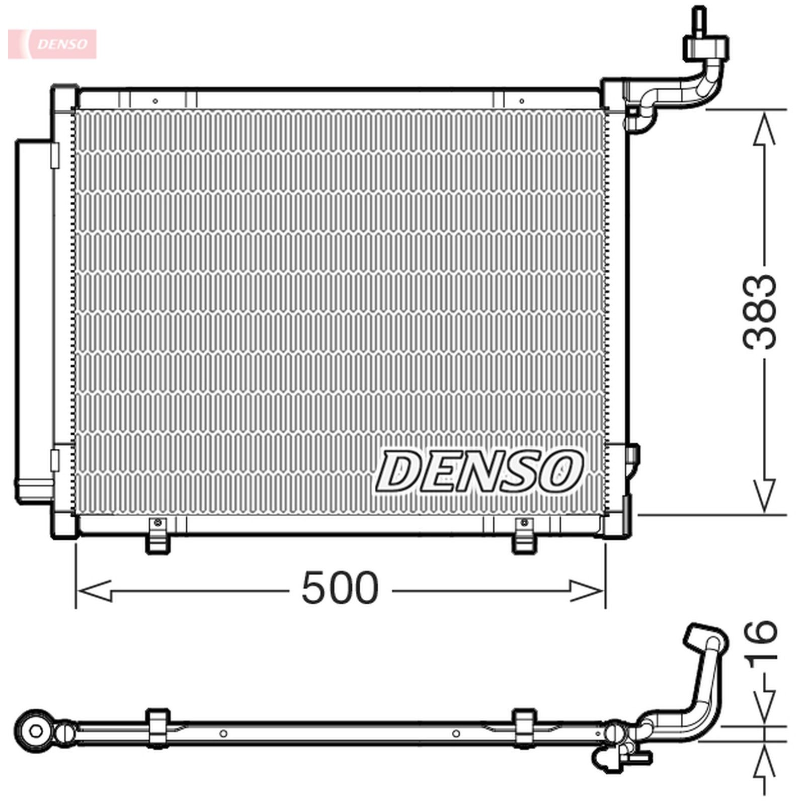 Fits DENSO DCN10057 AIR CONDITIONING COOLER ⭐UK Stock⭐ - Image 3