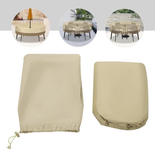 Table Cover, Round Table and Chair Set Cover, Outdoor Table Cover 240x60cm