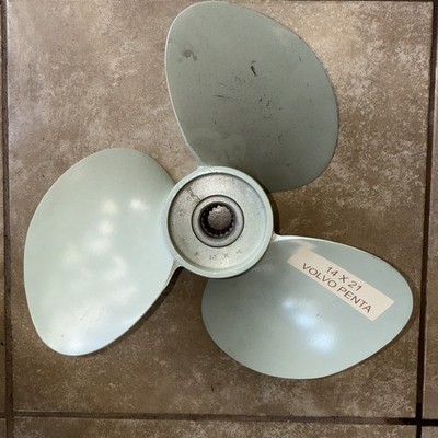Volvo Penta 14x21 Pitch 3 Blade Right Hand Aluminum Propeller