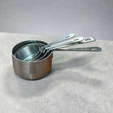 Amco 864 Set of 4 Measuring Cups 1/4 1/3 1 Cup Williams And Sonoma 1/2 Cup