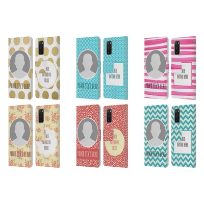 CUSTOM CUSTOMIZED PERSONALIZED PATTERNS LEATHER BOOK CASE FOR SAMSUNG PHONES 1