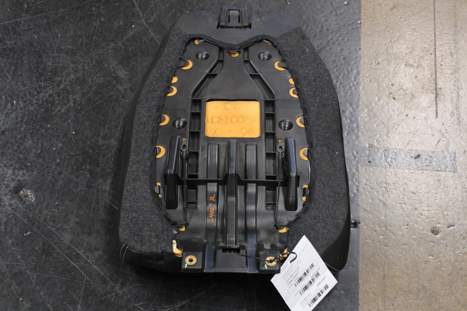 Maserati GranCabrio, RH, Right, Rear Seat, Upper Section, Used