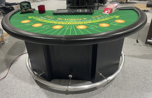 Blackjack Table Wood Laminated Legs BJ-SU-ESC#5 Green