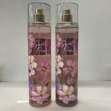 2 X Bath  Body Works SWEET PEA Fine Fragrance Body Mist Spray 8 Oz each