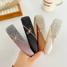 Hair Band Sponge Retro Band Headdress Hair-Hoop Headband Hair Women Side Bow