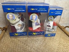 3 NSYNC Collectible 2000 Limited Edition Rare Bear Cubs Justin, Lance, Chris