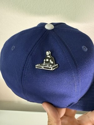 Pin! DJ Mona Lisa Retro Hat Pin * Hat Not Included *