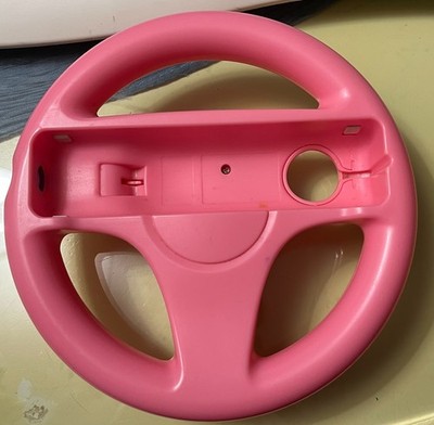 Pink gaming wheel for Nintendo Wii