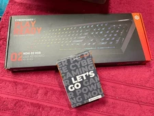 NIB CYBERPOWER PC LED Gaming Keyboard NOHI 02 RGB/Gaming Mouse ELITE M2 Bundle