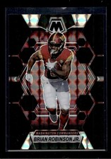 2023 Panini Prizm 244 Brian Robinson Jr. Mosaic 1/1 Washington Commanders