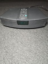 Bose Wave Radio AM/FM Alarm Clock AWR1-1W 1st Gen Black Tested Works No Remote