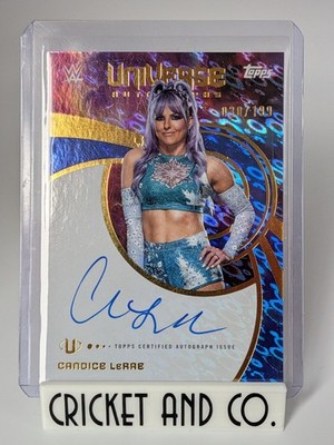 2025 Topps Universe WWE Auto /199 Candice LeRae