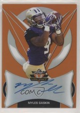 2019 Leaf Valiant Orange 12/50 Myles Gaskin #BA-MG3 Auto ht1