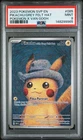 2023 POKEMON SVP EN-SV BLACK STAR PROMO #085 PIKACHU WITH GREY FELT HAT PSA 9