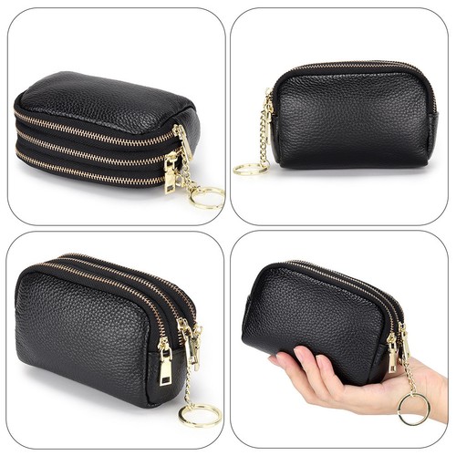 Coin Purse Zippered Coin Wallet Portable Change Pouch Wallet for Women - Zdjęcie 4 z 12