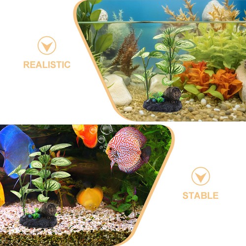  2 szt. Sztuczne rośliny do akwariów Symulowane rośliny wodne - Zdjęcie 6 z 12