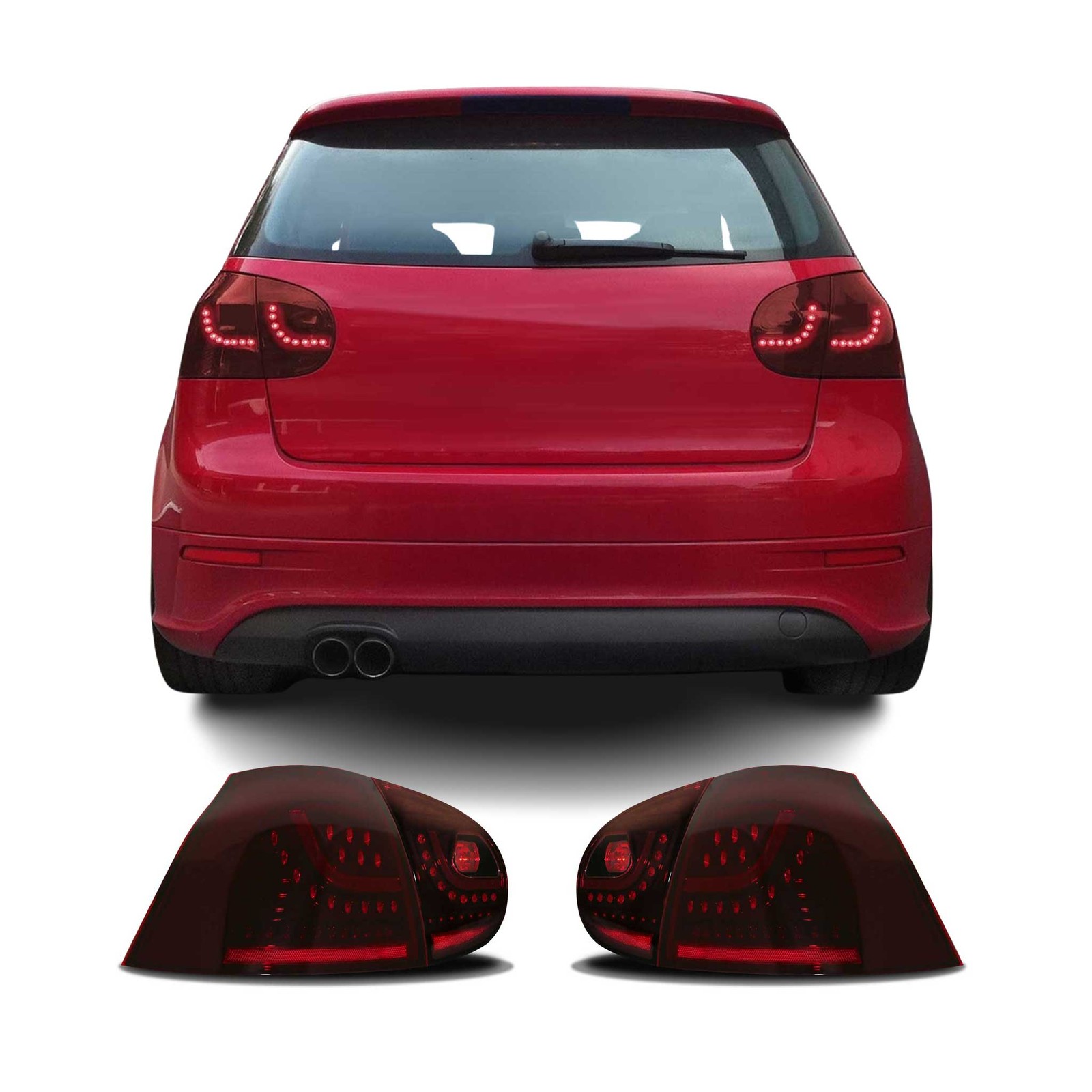 Feux arrière LED Golf 5 2003-2008 éclairage de sécurité pour trajets nocturnes