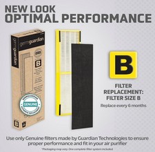 2 Pack Germguardian FLT4825PC True HEPA Air Purifier Replacement Filter B  NEW 