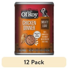 12 pack Savory Loaf W/ Chicken Meaty Pate Wet Dog Food 22 oz Can 2.23 per gallon