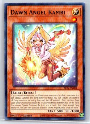 Dawn Angel Kambi ALIN-EN081 Common / Short Print Alliance Insight Yu-Gi-Oh LP