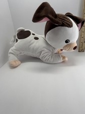 Kohl's Cares White Brown Puppy Dog Plush Stuffed Animal Toy Medium Soft Cute