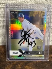 Shinnosuke Hada Rookie Autograph Card BBM NPBLimited Edition Used