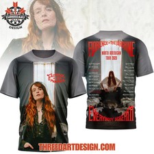 Florence and the Machine North American Tour 2026 3D T-Shirt MOCO04