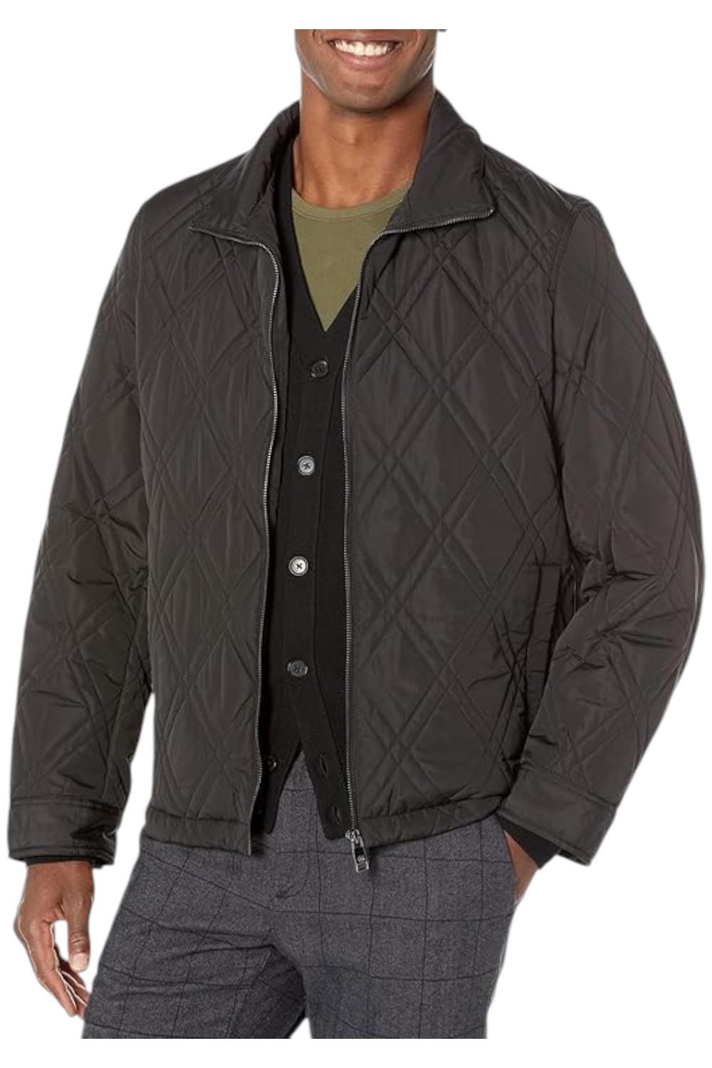 Мужская куртка Ted Baker Manby черного цвета 22690₽