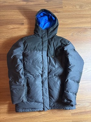 Solomon Men s Large Two Tone Black And Gray Puffer Jacket