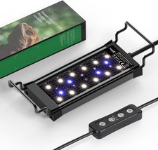 8W LED UVB Light for Reptiles Terrarium Light Extendable Reptile Tank Light w...
