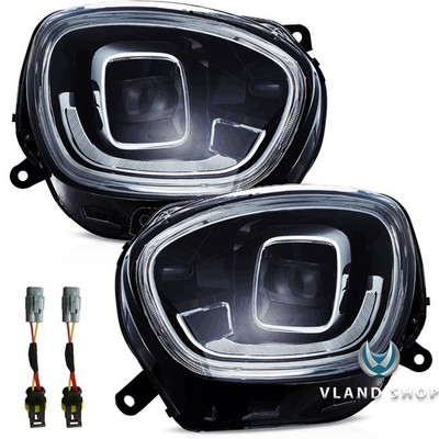 VLAND Headlights FULL LED For 17-20 Mini Cooper Countryman F60 Headlamp Assembly