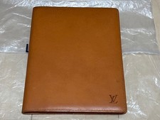 Louis Vuitton Nomad Leather Planner Cover w/Blank Notebook Used Good Condition